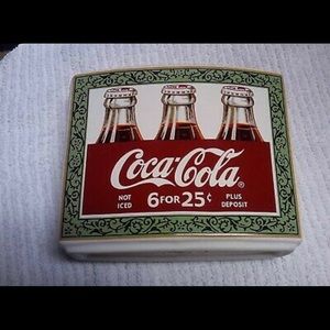 Coca-Cola Toothbrush Holder Ceramic 4 Holder